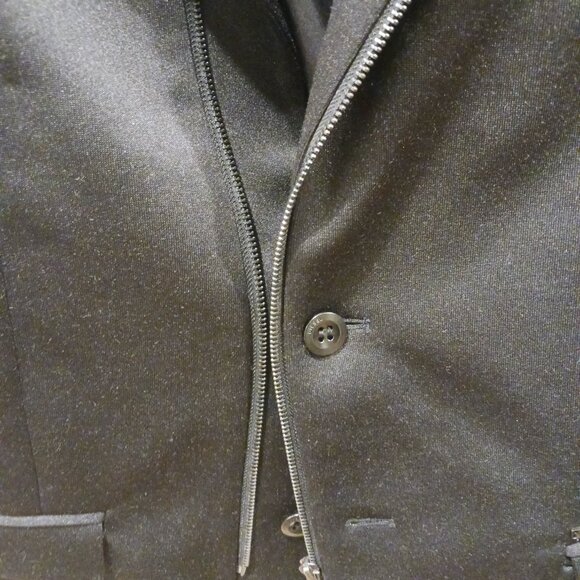 Diesel blazer zip-up jacket black size s - Picture 4 of 5